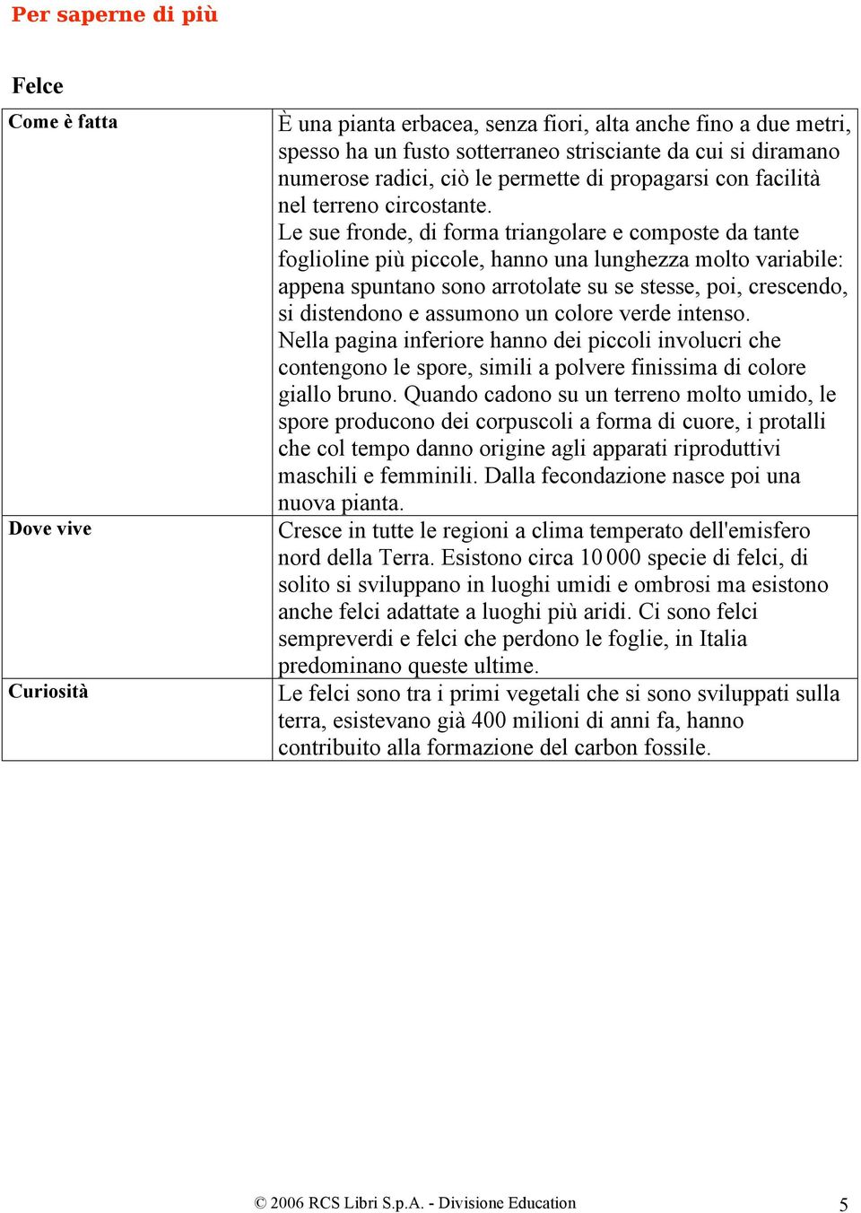 Le sue fronde, di forma triangolare e composte da tante foglioline più piccole, hanno una lunghezza molto variabile: appena spuntano sono arrotolate su se stesse, poi, crescendo, si distendono e