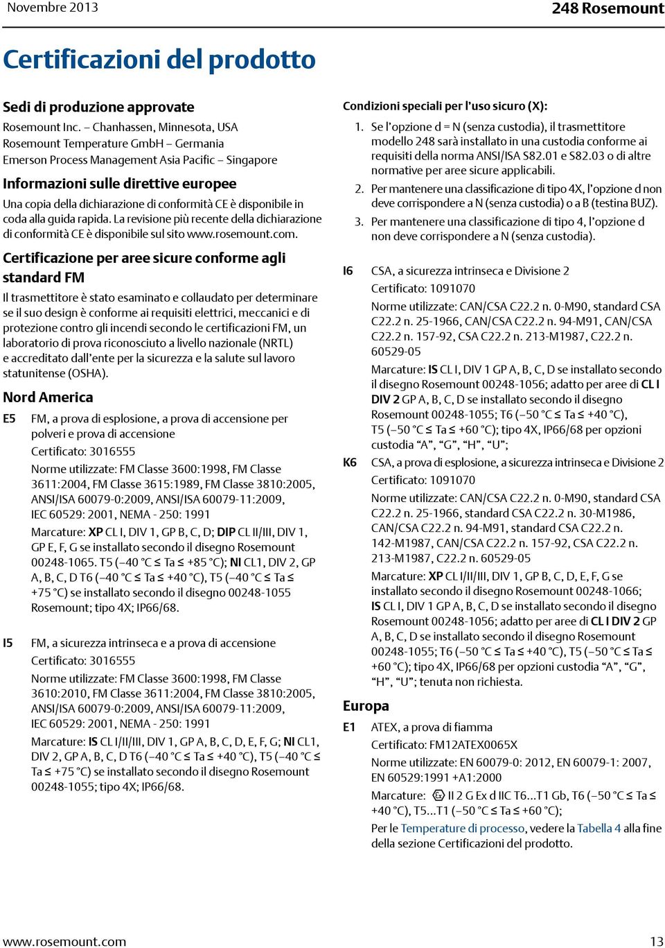 disponibile in coda alla guida rapida. La revisione più recente della dichiarazione di conformità CE è disponibile sul sito.