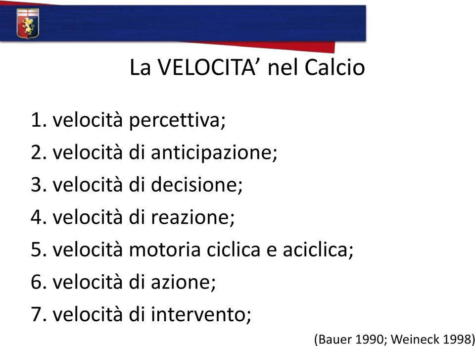 velocità di reazione; 5.