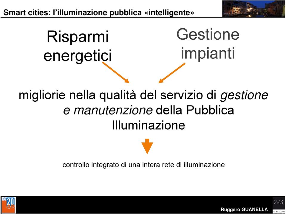 gestione e manutenzione della Pubblica