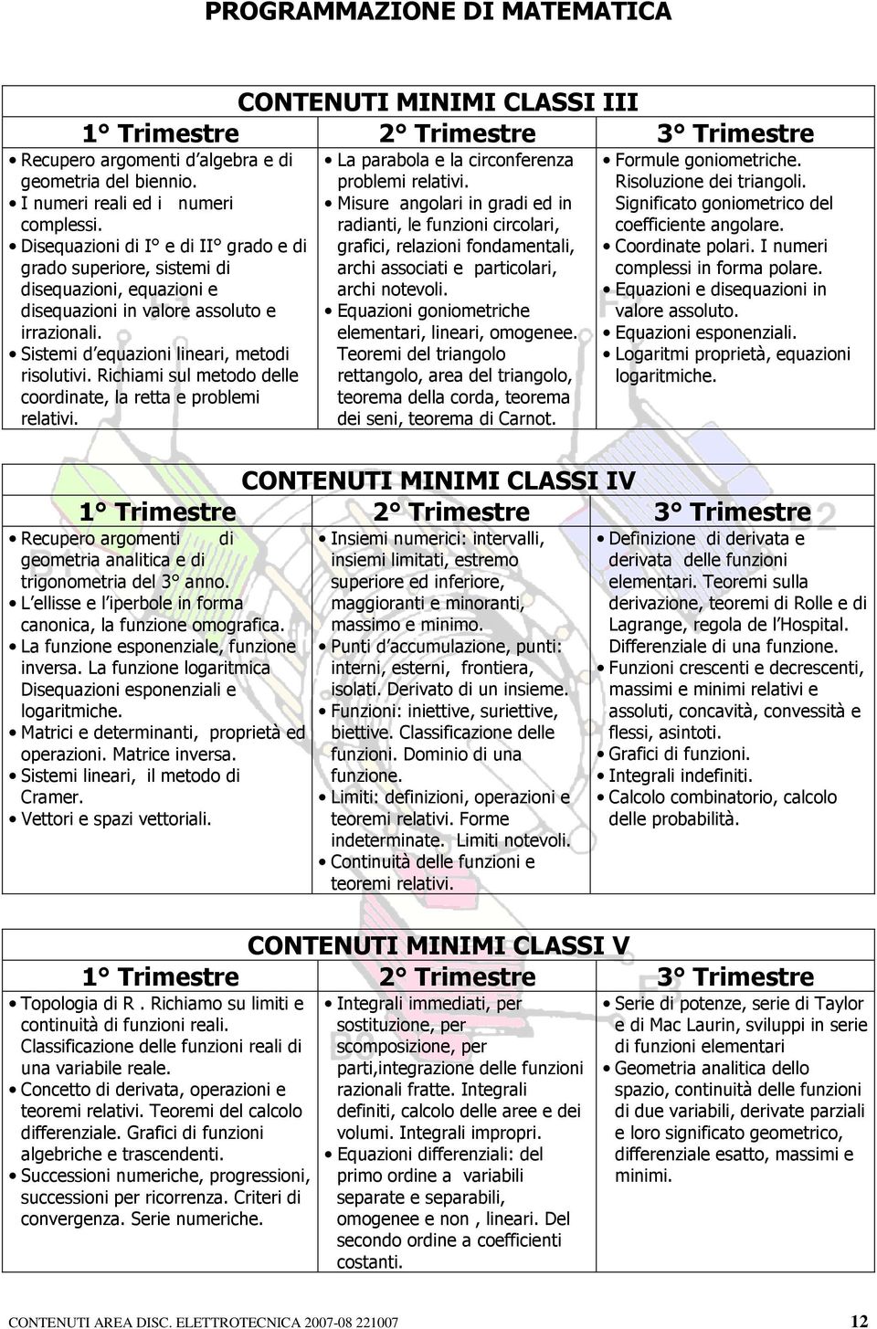 Richiami sul metodo delle coordinate, la retta e problemi relativi. La parabola e la circonferenza problemi relativi.