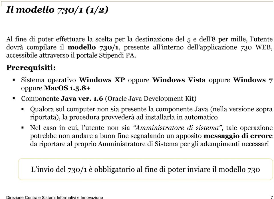 5.8+ Componente Java ver. 1.