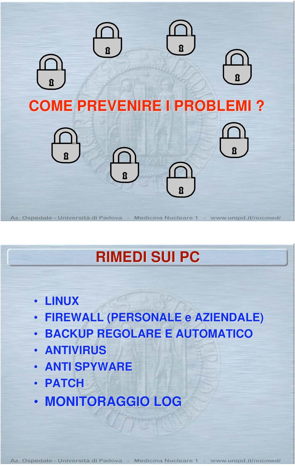 (PERSONALE e AZIENDALE) BACKUP