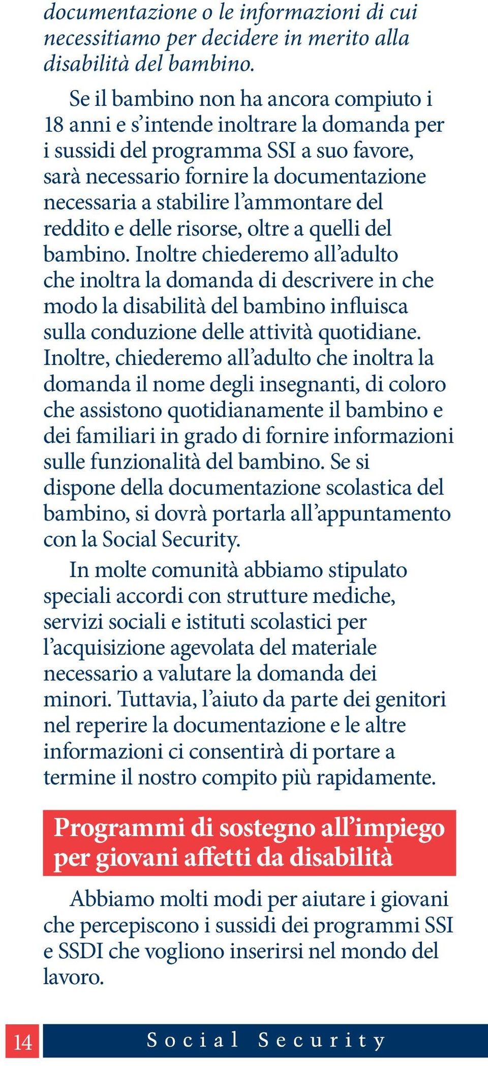 ammontare del reddito e delle risorse, oltre a quelli del bambino.