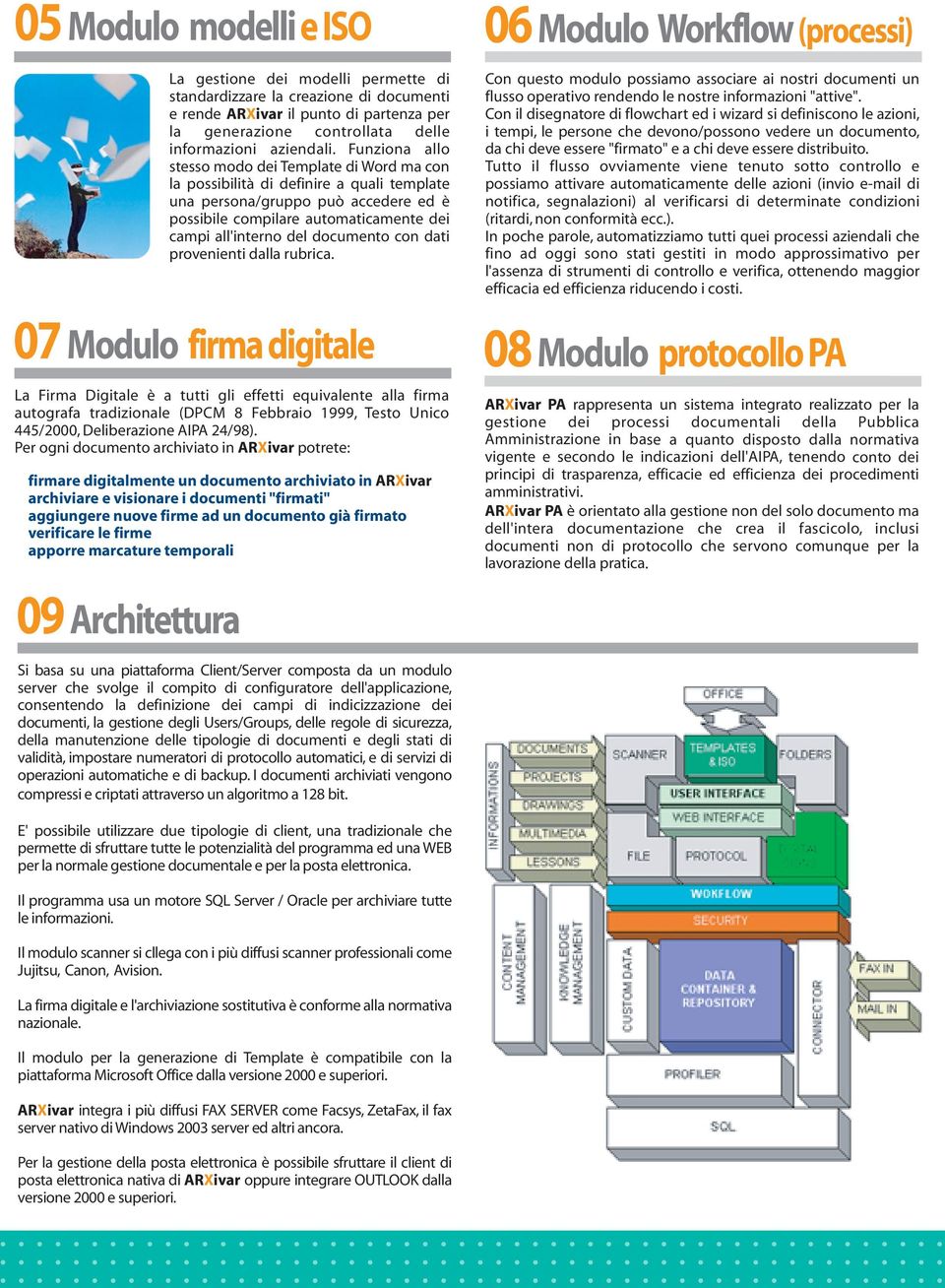 documento con dati provenienti dalla rubrica.