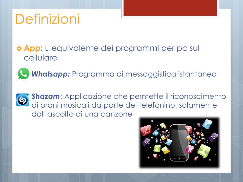 Shazam: Applicazione che permette il riconoscimento di brani