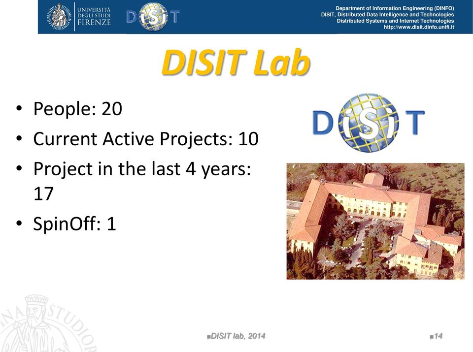 Technologies http://www.disit.dinfo.unifi.