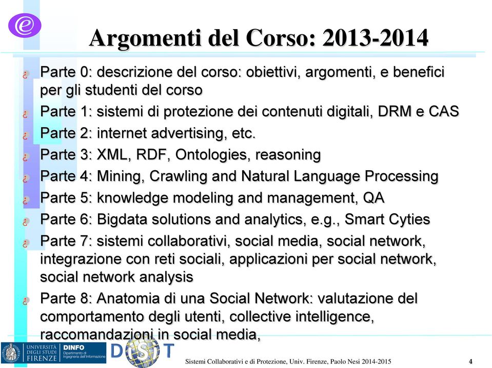 Parte 3: XML, RDF, Ontologi