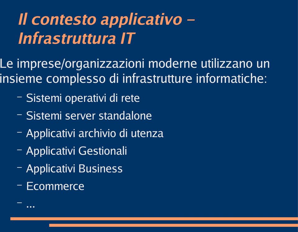 informatiche: Sistemi operativi di rete Sistemi server standalone