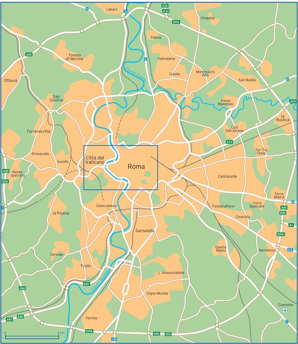 Roma Centocelle Tor Tre Teste Torre Maura 1 Ia Pisana Gianicolense Torpignattara Cinecitta Torre Spaccata A90 E80 6 Garbatella GRA A1