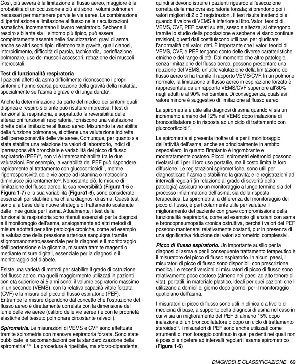 Sebbene il respiro sibilante sia il sintomo più tipico, può essere completamente assente nelle riacutizzazioni gravi di asma, anche se altri segni tipici riflettono tale gravità, quali cianosi,