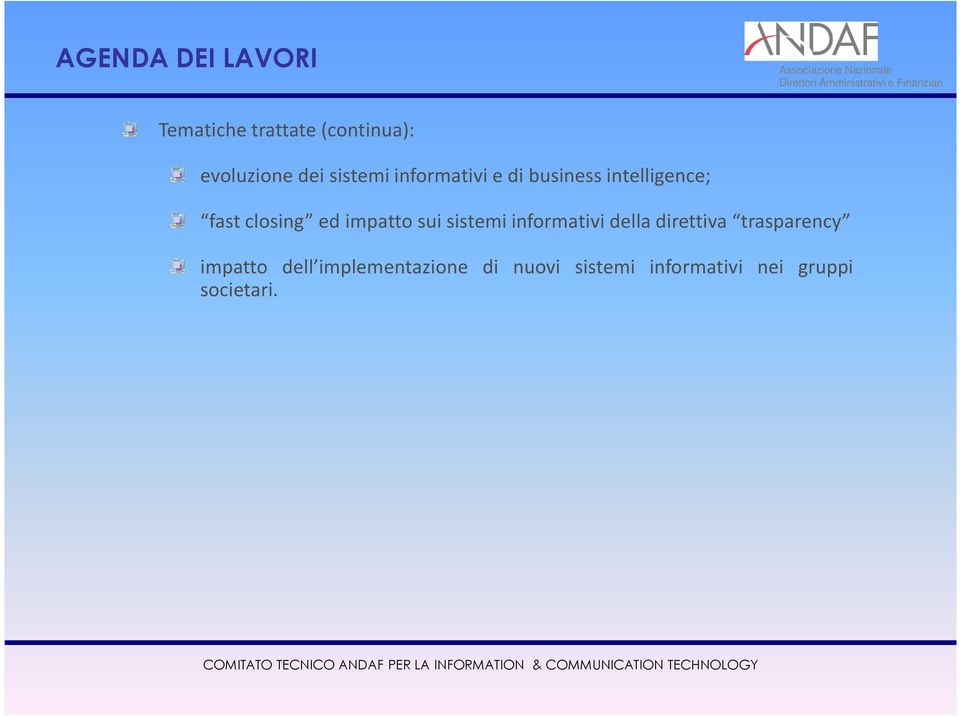 impatto sui sistemi informativi della direttiva trasparency