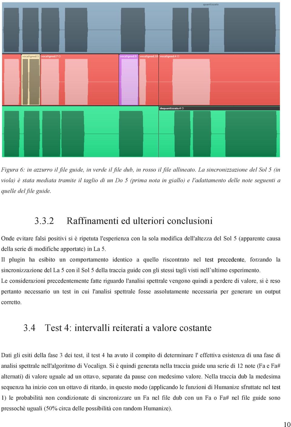 3.2 Raffinamenti ed ulteriori conclusioni Onde evitare falsi positivi si è ripetuta l'esperienza con la sola modifica dell'altezza del Sol 5 (apparente causa della serie di modifiche apportate) in La