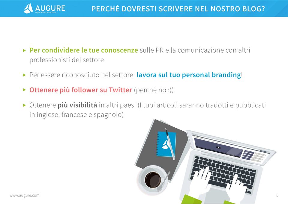 settore Per essere riconosciuto nel settore: lavora sul tuo personal branding!