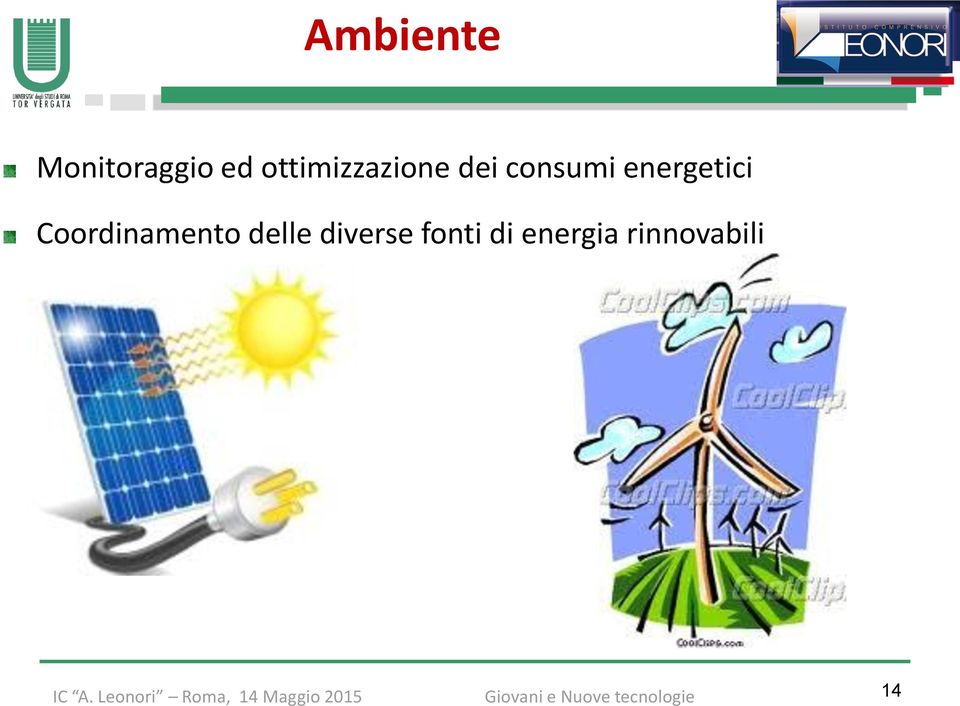 energetici Coordinamento delle