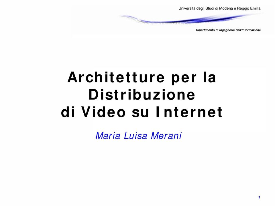 Informazione Architetture per la