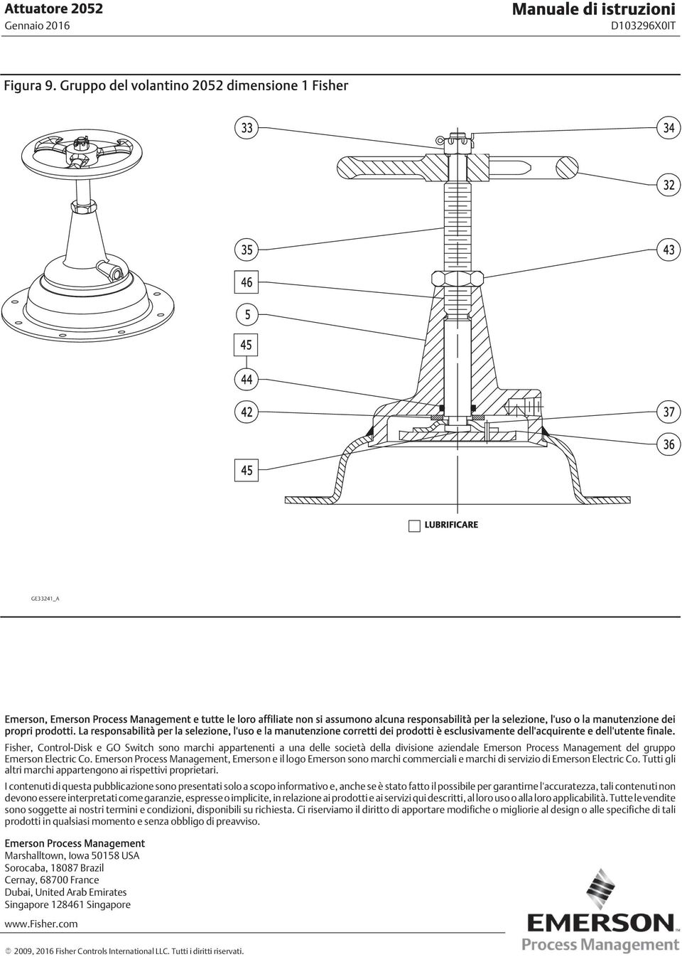 manutenzione dei propri prodotti. La responsabilità per la selezione, l'uso e la manutenzione corretti dei prodotti è esclusivamente dell'acquirente e dell'utente finale.