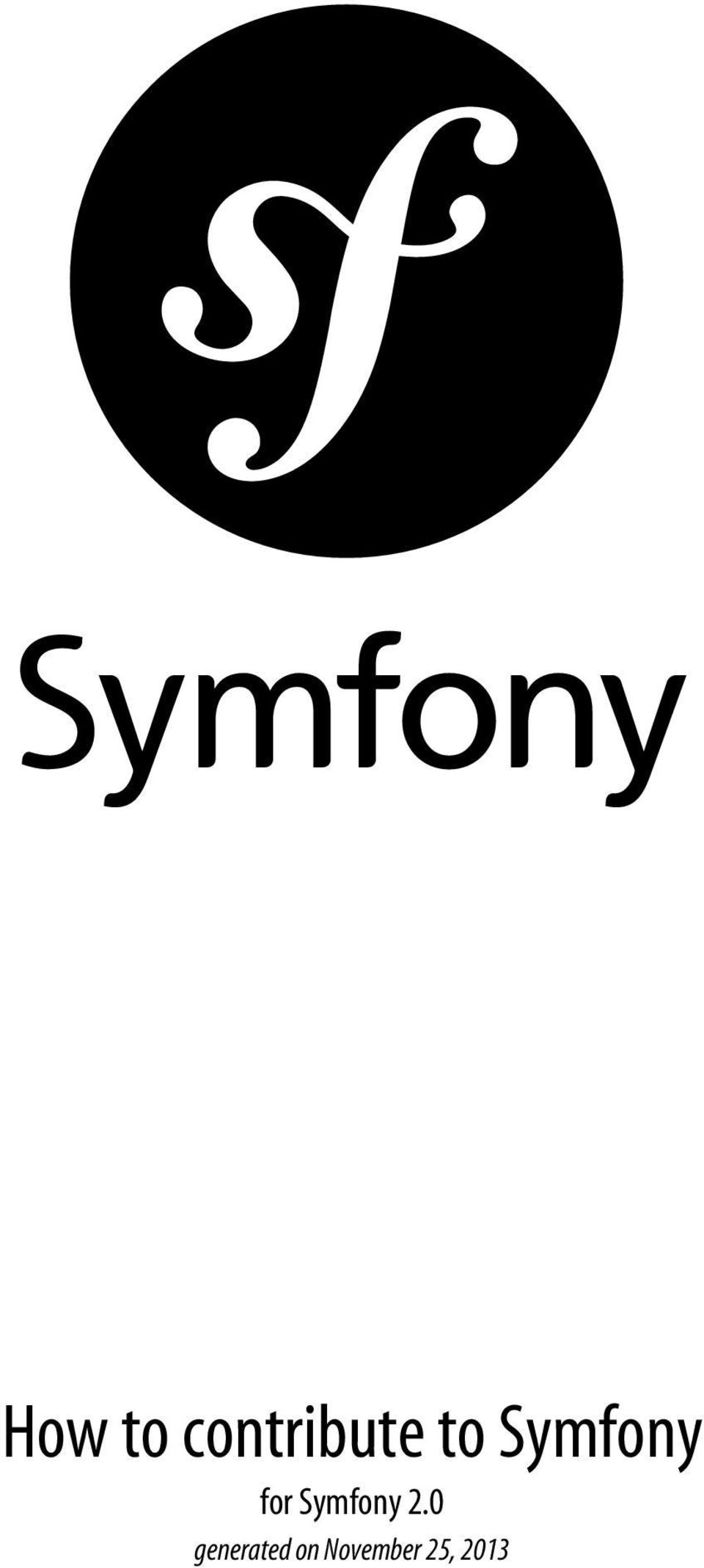 to Symfony
