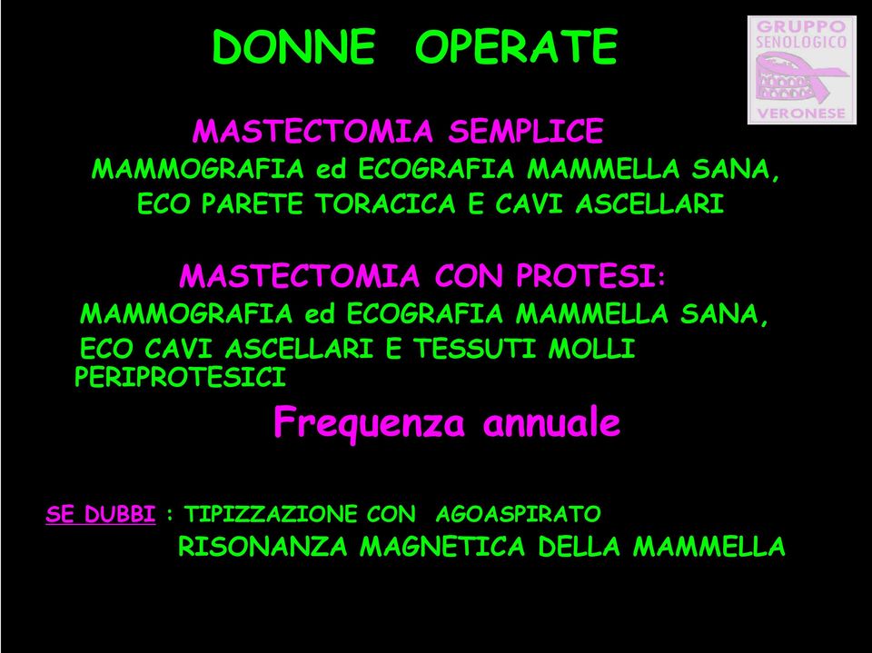 ECOGRAFIA MAMMELLA SANA, ECO CAVI ASCELLARI E TESSUTI MOLLI PERIPROTESICI