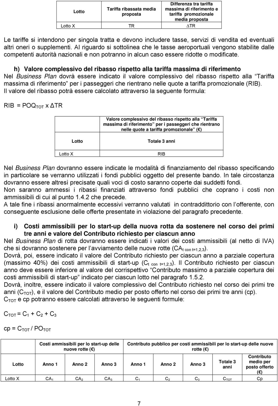 Al riguardo si sottolinea che le tasse aeroportuali vengono stabilite dalle competenti autorità nazionali e non potranno in alcun caso essere ridotte o modificate.