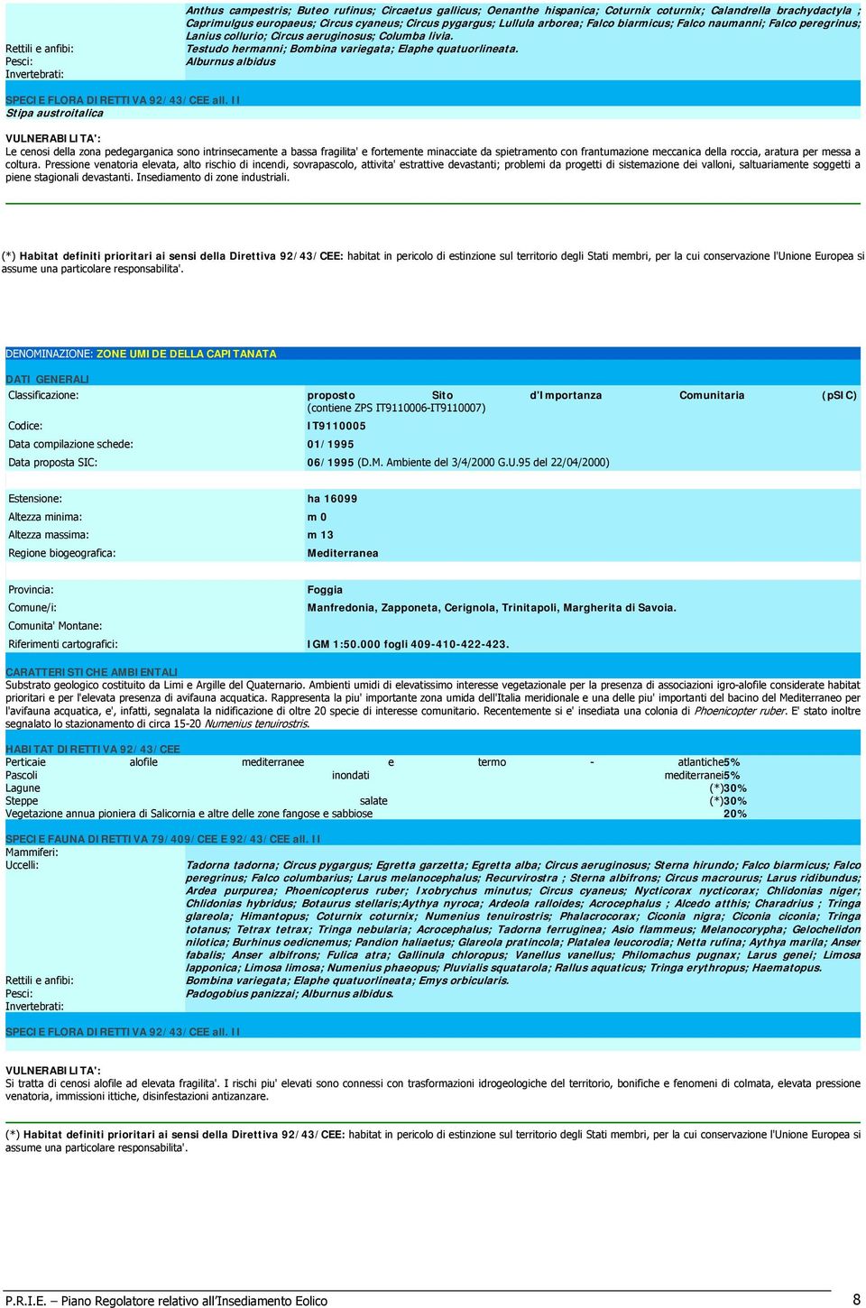 Alburnus albidus SPECIE FLORA DIRETTIVA 92/43/CEE all.