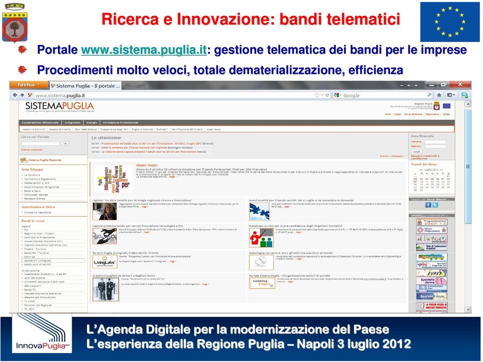 it: : gestione telematica dei bandi per le