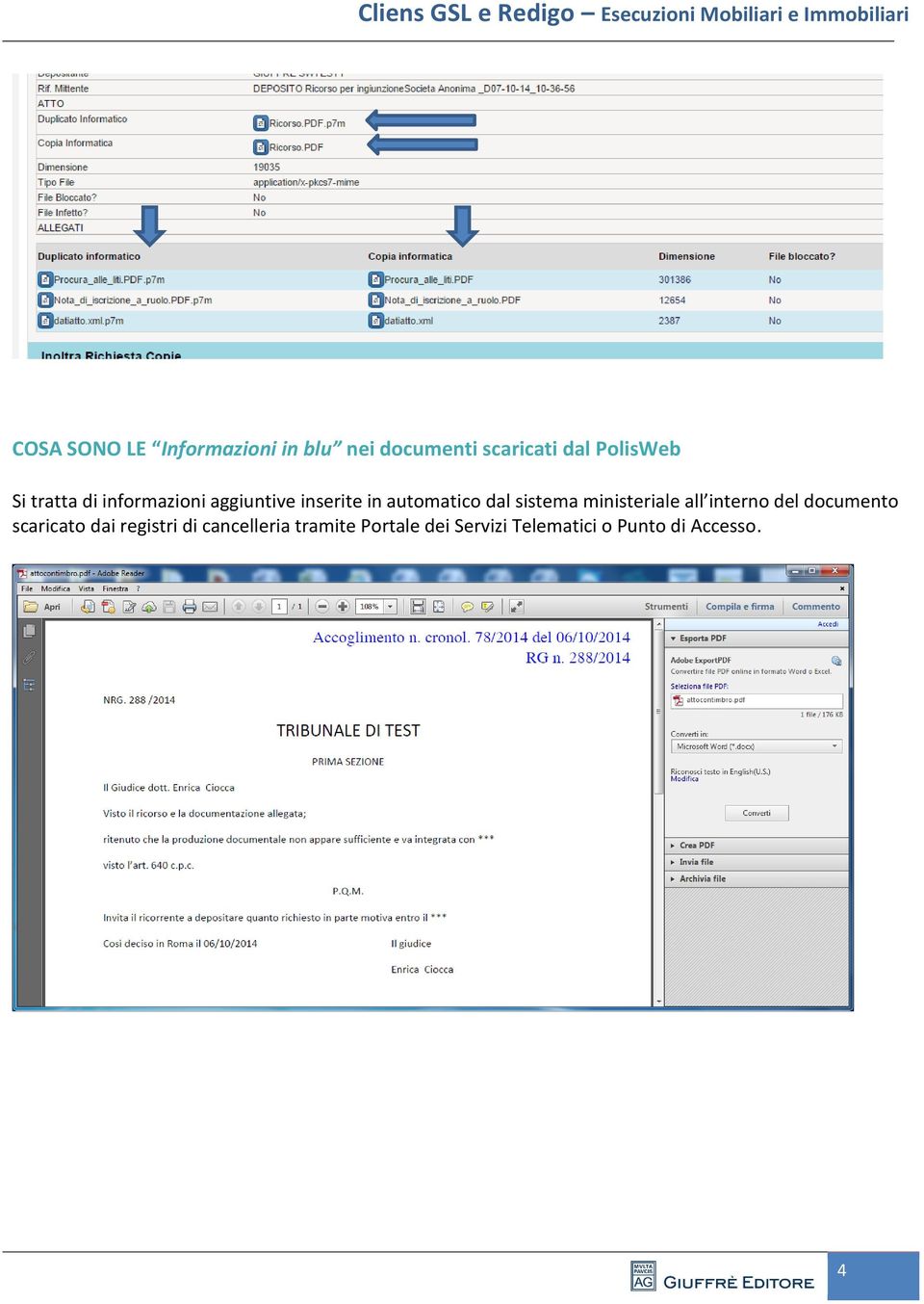 sistema ministeriale all interno del documento scaricato dai registri