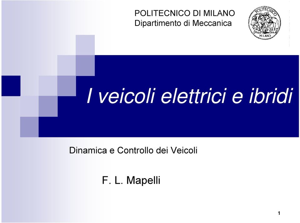 veicoli elettrici e ibridi