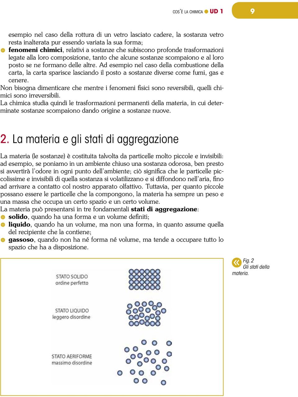 Ad esempio nel caso della combustione della carta, la carta sparisce lasciando il posto a sostanze diverse come fumi, gas e cenere.