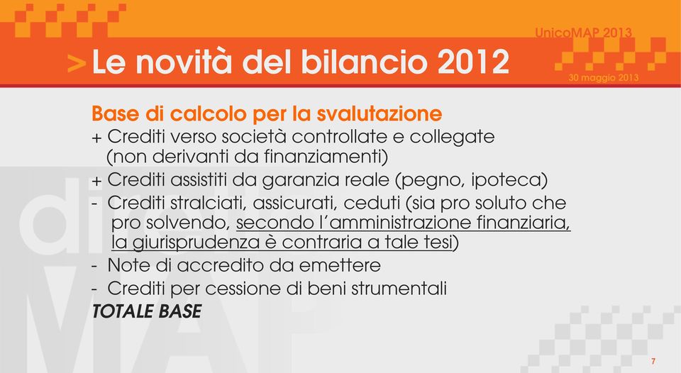 ceduti (sia pro soluto che pro solvendo, secondo l amministrazione finanziaria, la giurisprudenza è