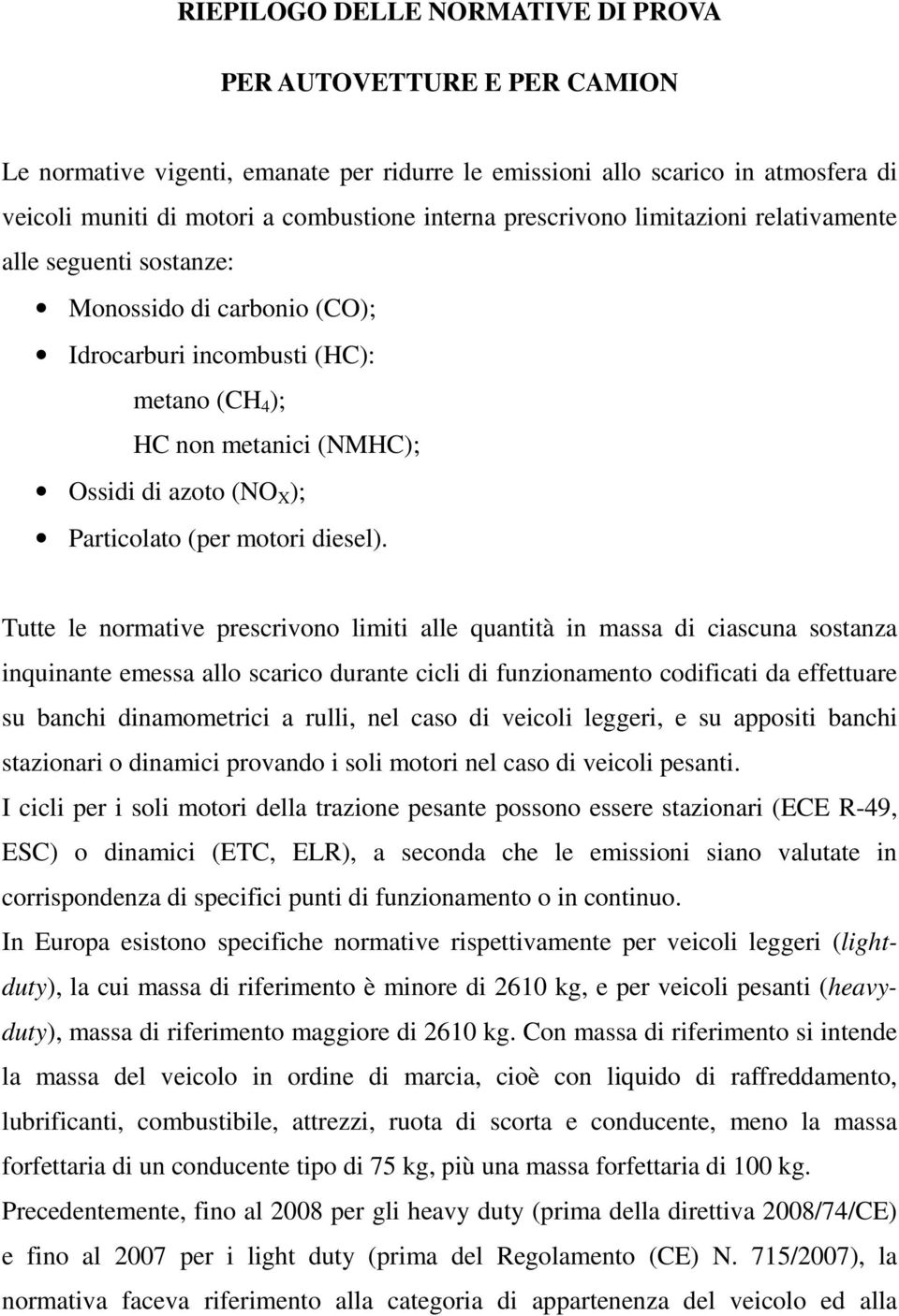 (per motori diesel).