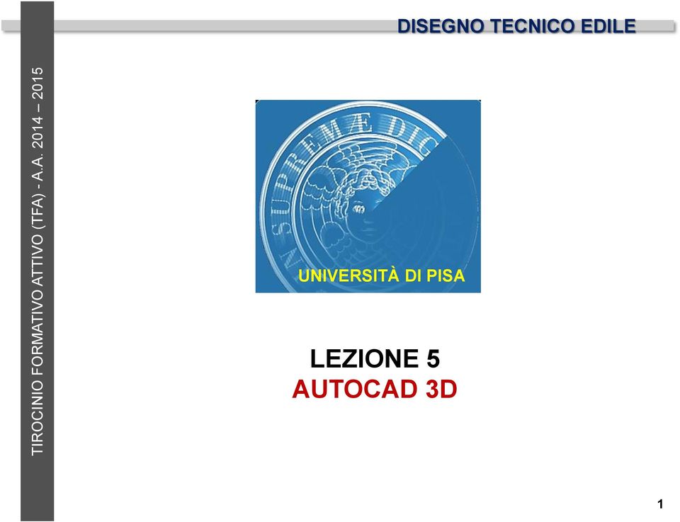 DISEGNO TECNICO EDILE