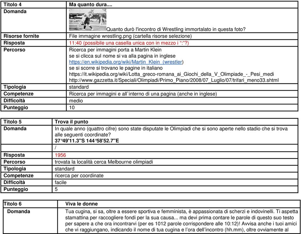 wikipedia.org/wiki/martin_klein_(wrestler) se si scorre si trovano le pagine in italiano https://it.wikipedia.org/wiki/lotta_greco-romana_ai_giochi_della_v_olimpiade_-_pesi_medi http://www.gazzetta.