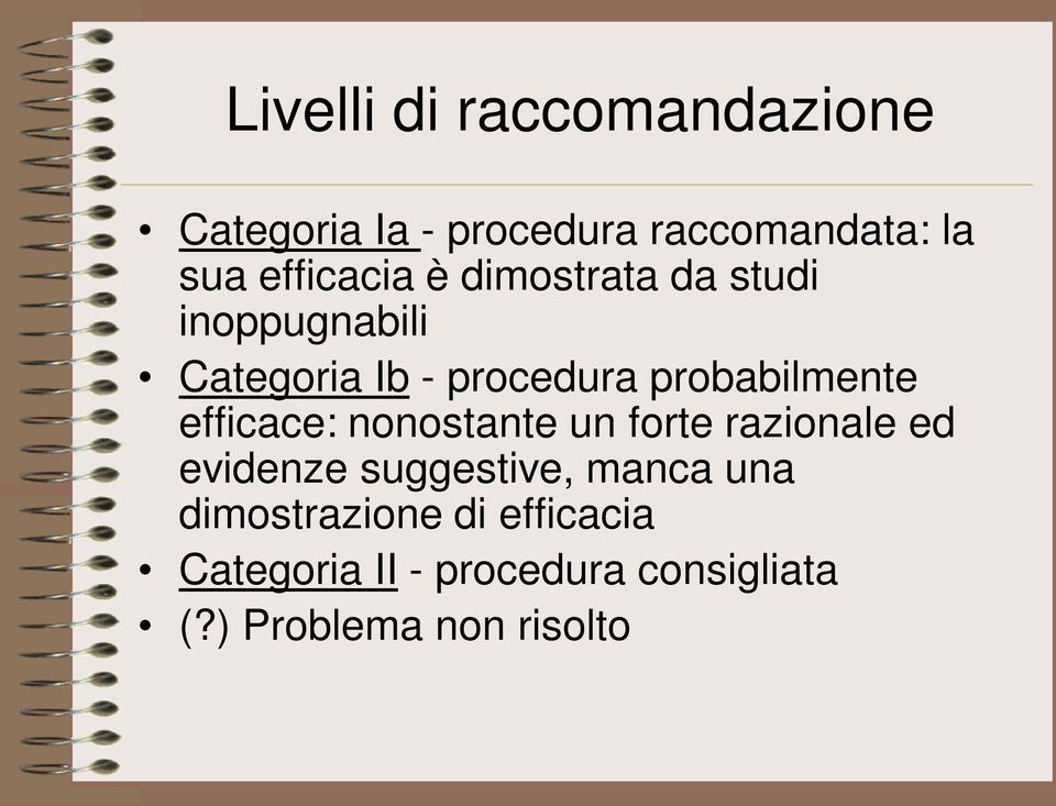 probabilmente efficace: nonostante un forte razionale ed evidenze suggestive,