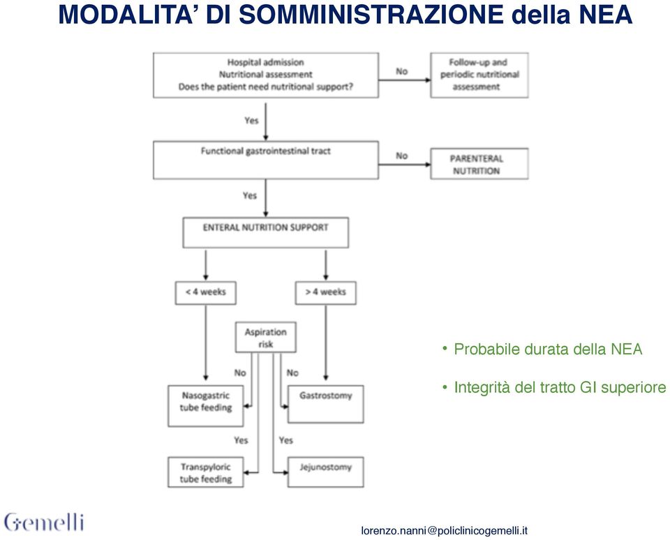 NEA Probabile durata