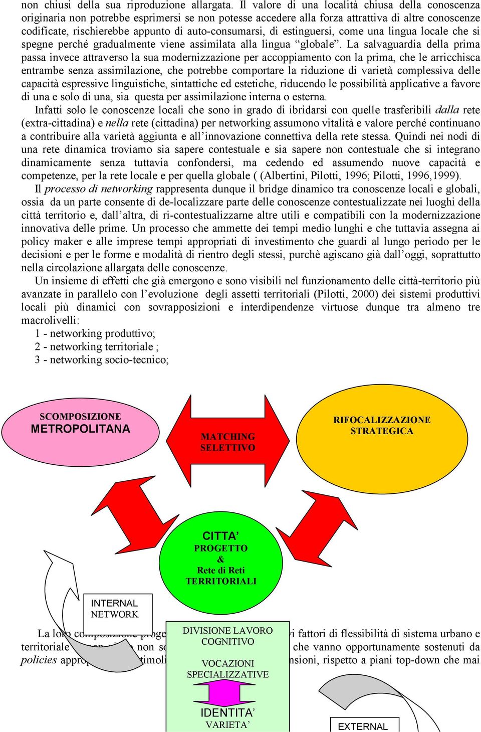 auto-consumarsi, di estinguersi, come una lingua locale che si spegne perché gradualmente viene assimilata alla lingua globale.