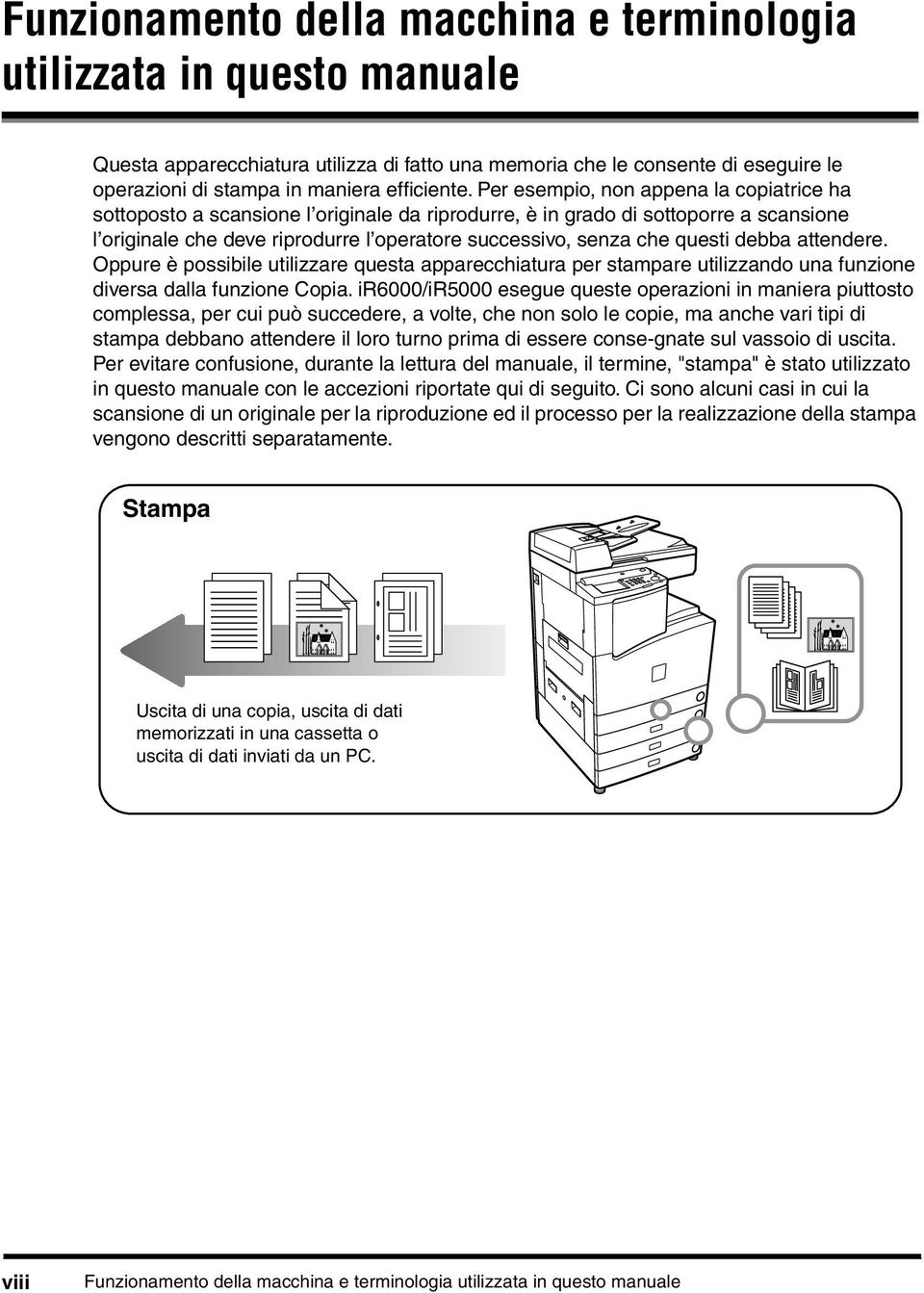 questi debba attendere. Oppure è possibile utilizzare questa apparecchiatura per stampare utilizzando una funzione diversa dalla funzione Copia.