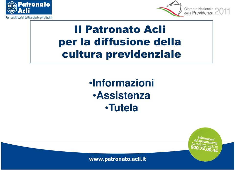 cultura previdenziale