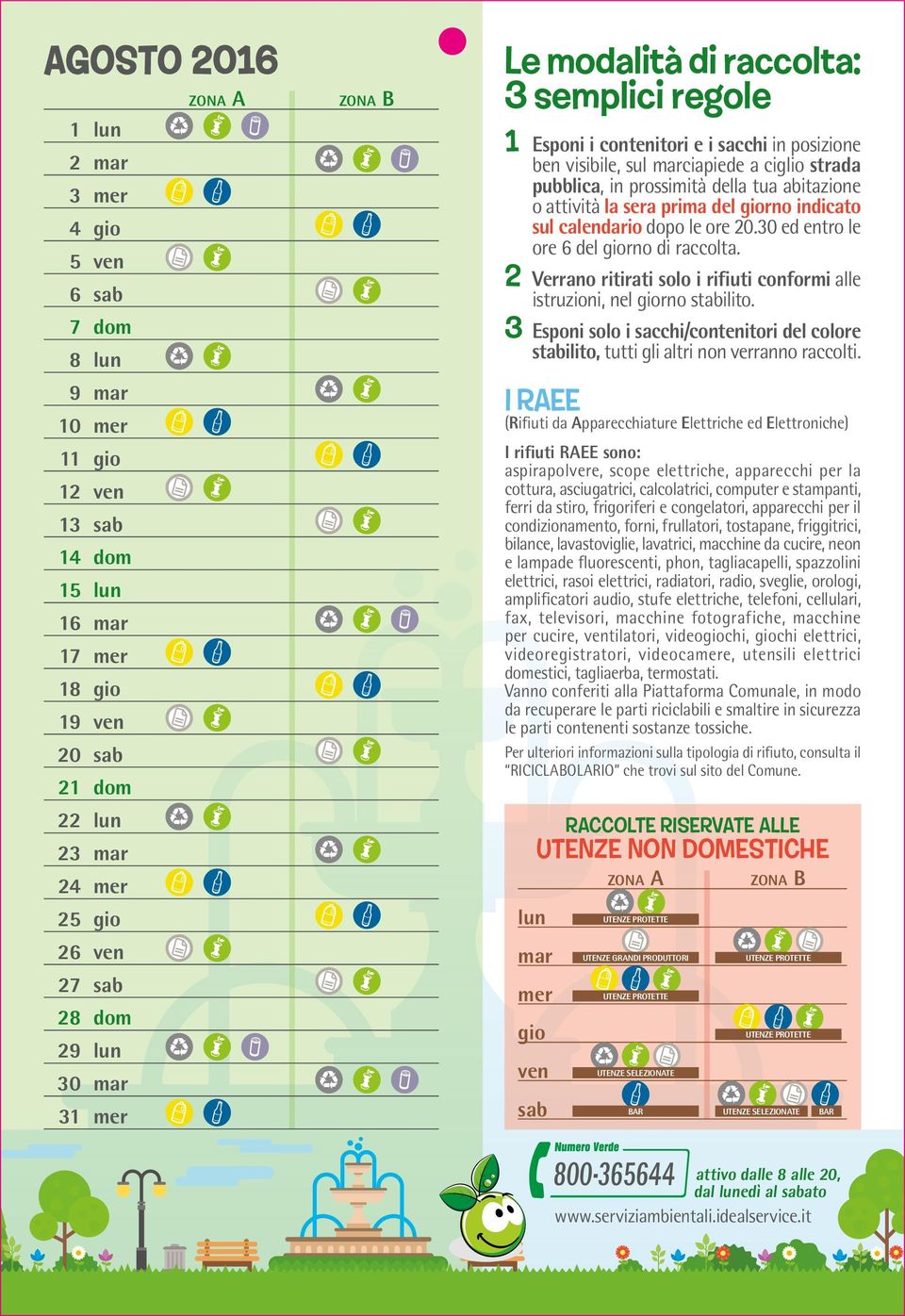 I RĄEE (Rifiuti da Apparecchiature Elettriche ed Elettroniche) I rifiuti RAEE sono: aspirapolvere, scope elettriche, apparecchi per la cottura, asciugatrici, calcolatrici, computer e stampanti, ferri