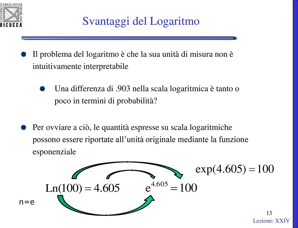 903 nella scala logaritmica è tanto o poco in termini di probabilità?