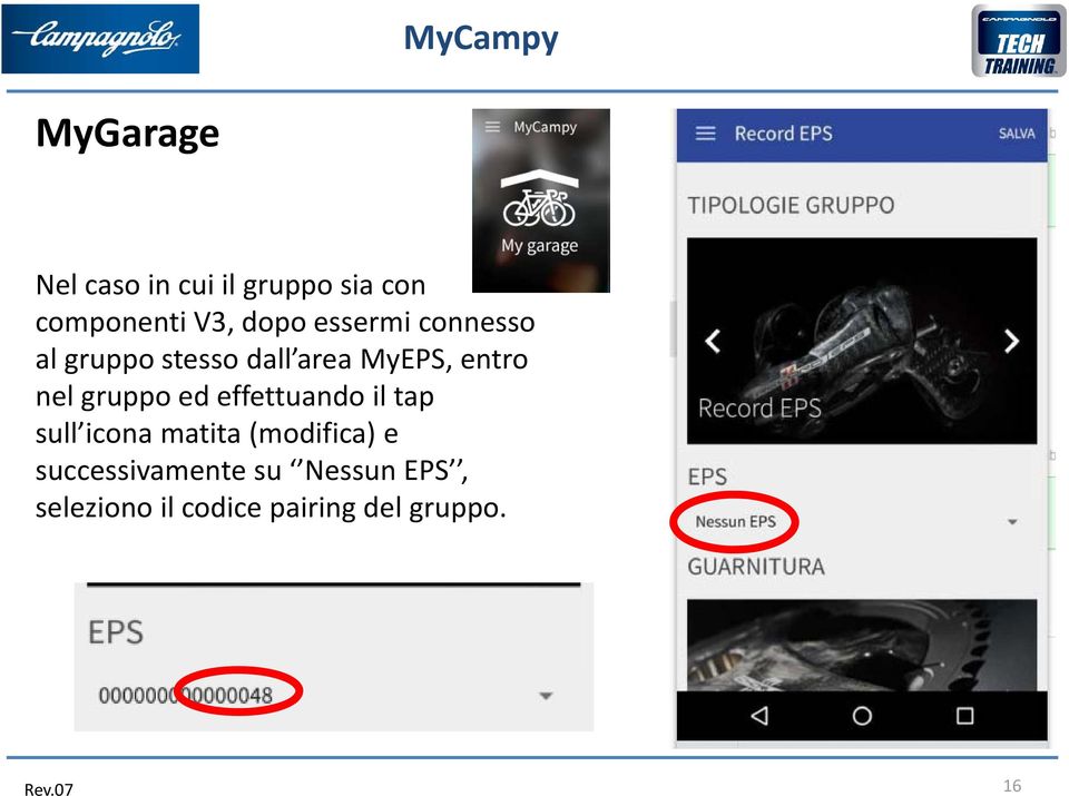 gruppo ed effettuando il tap sull icona matita (modifica) e