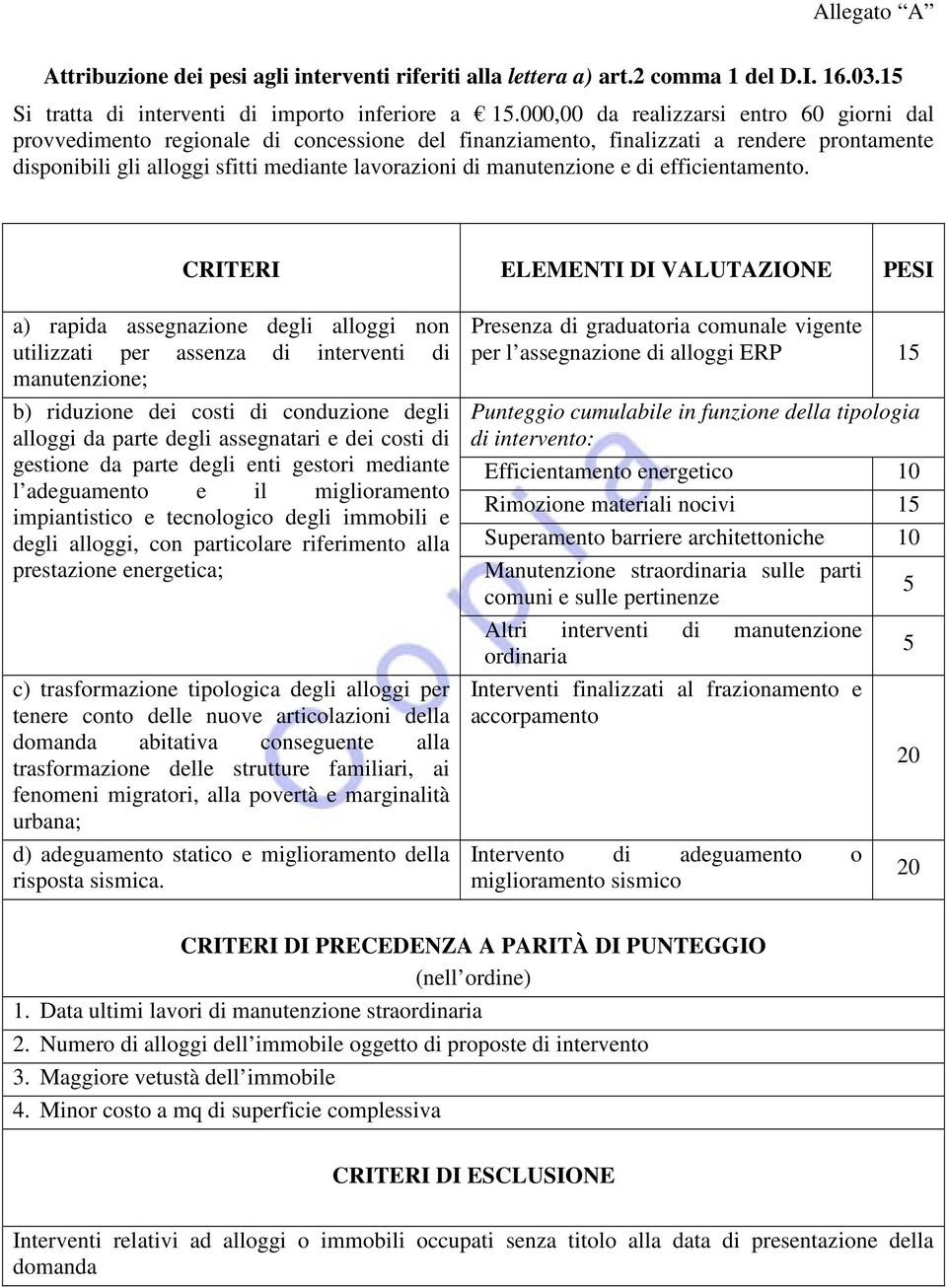 manutenzione e di efficientamento.