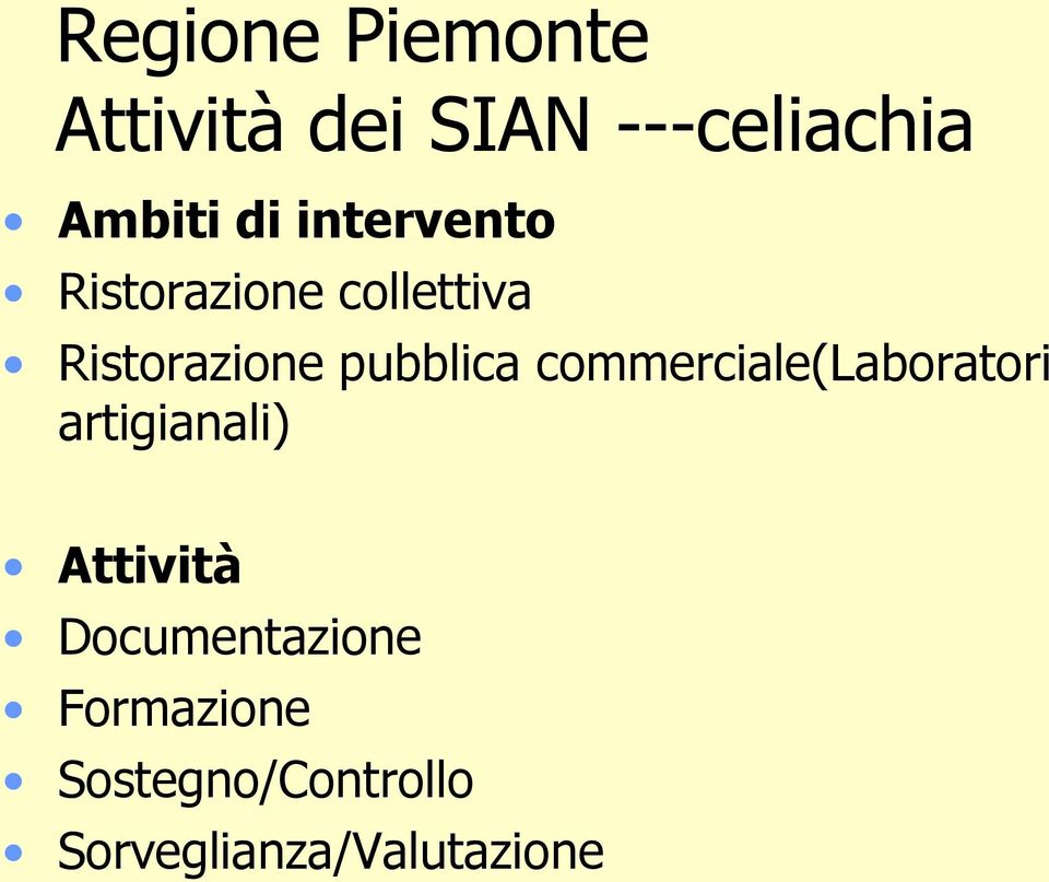 commerciale(laboratori artigianali) Attività