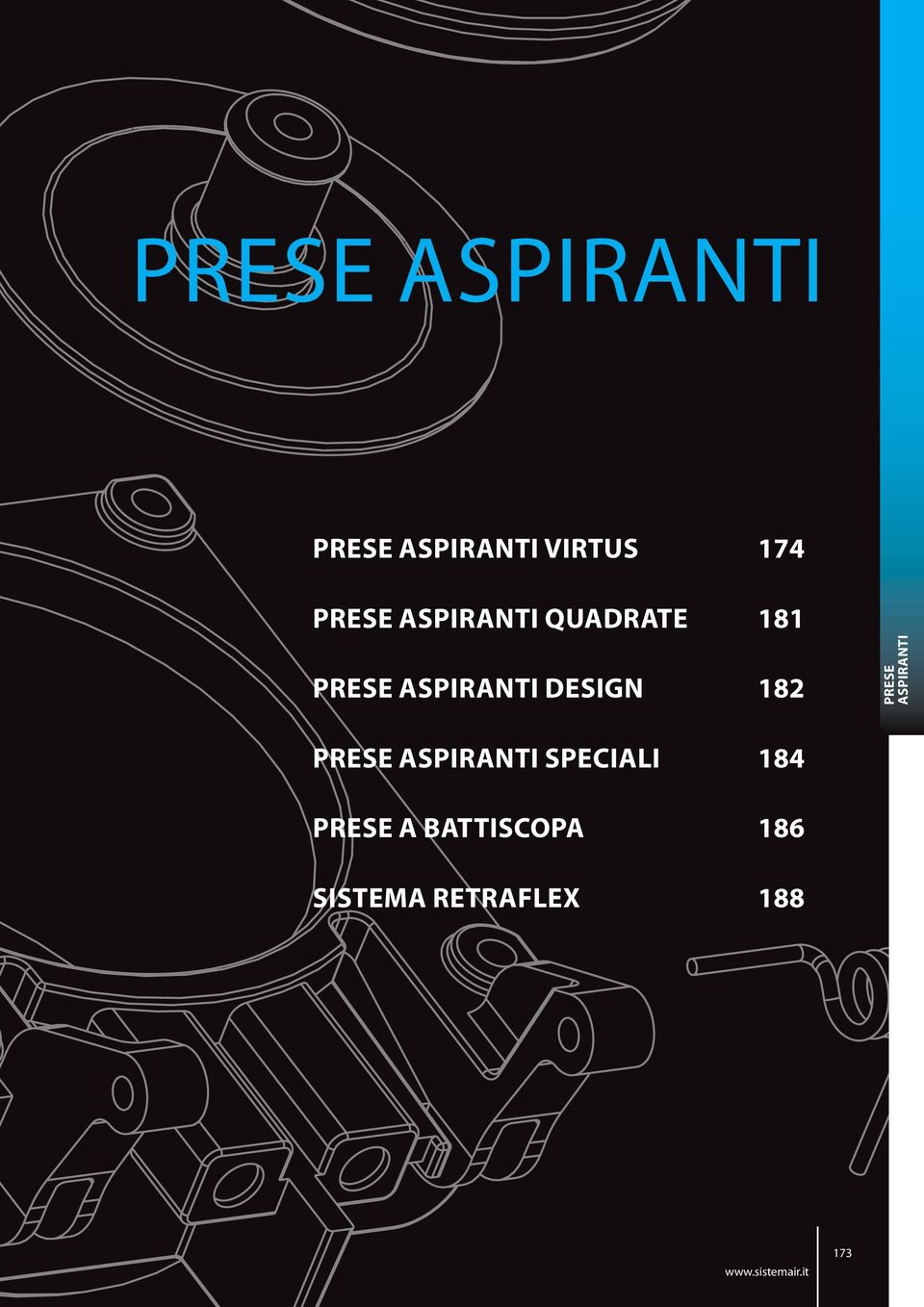 DESIGN 182 PRESE ASPIRANTI PRESE ASPIRANTI