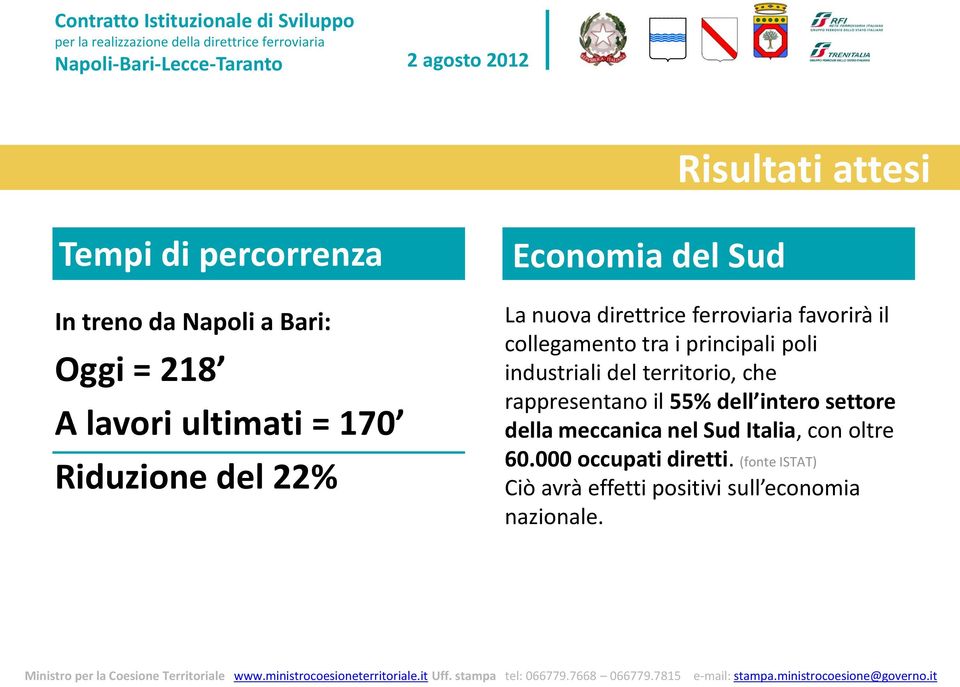 principali poli industriali del territorio, che rappresentano il 55% dell intero settore della meccanica