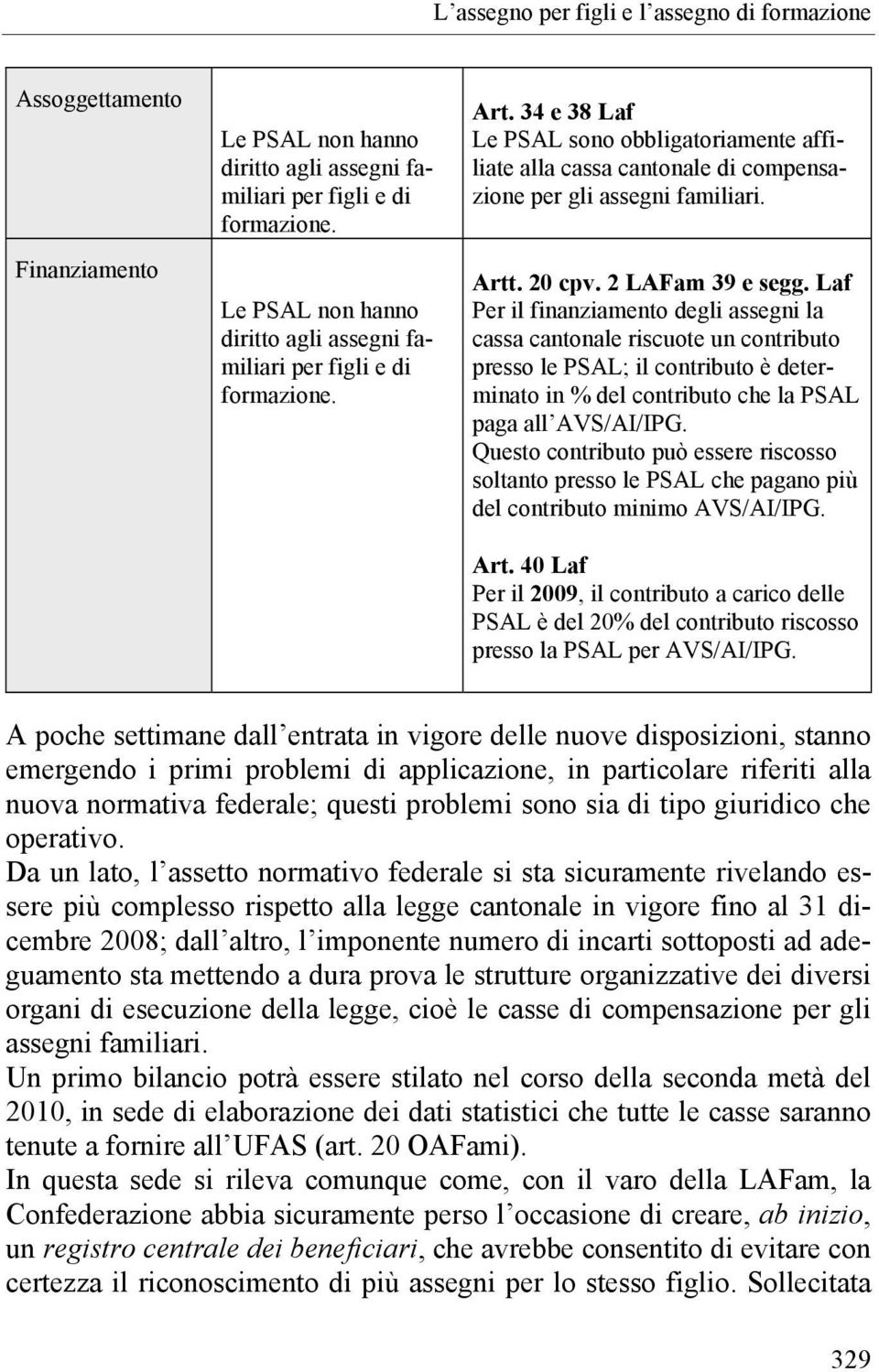 Artt. 20 cpv. 2 LAFam 39 e segg.