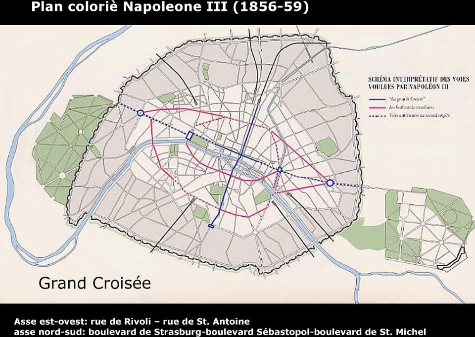 St. Antoine asse nord-sud: boulevard de