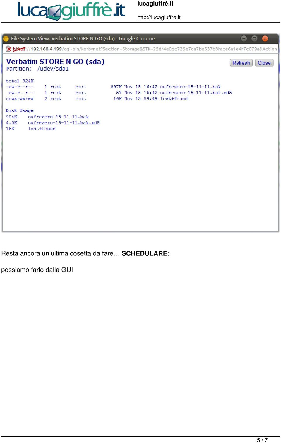 fare SCHEDULARE: