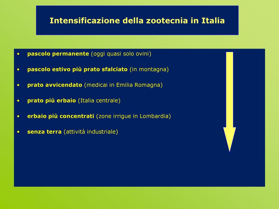 avvicendato (medicai in Emilia Romagna) prato più erbaio (Italia centrale)