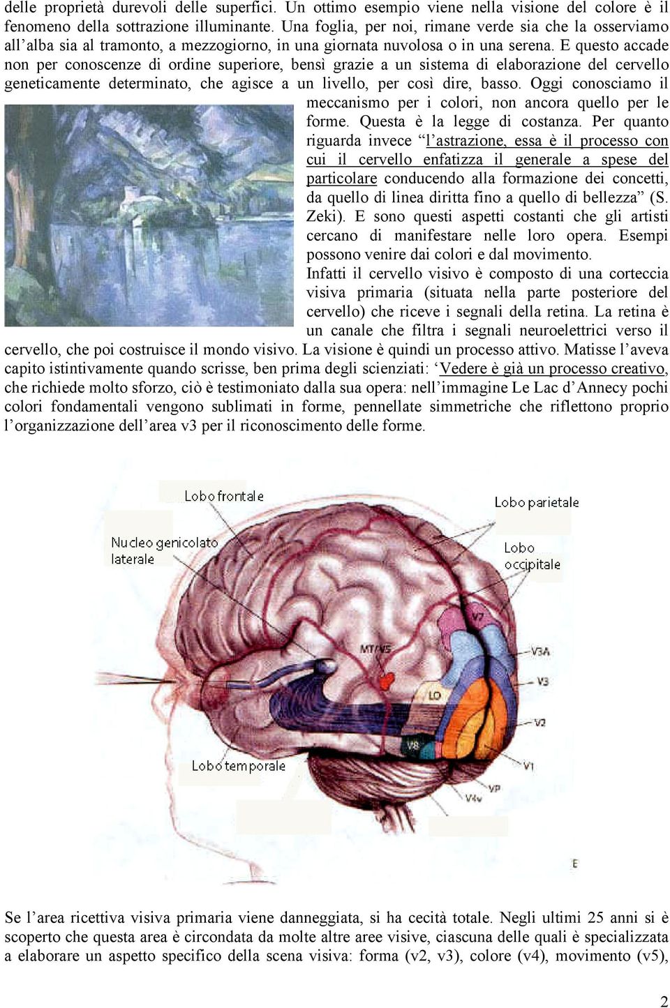 E questo accade non per conoscenze di ordine superiore, bensì grazie a un sistema di elaborazione del cervello geneticamente determinato, che agisce a un livello, per così dire, basso.